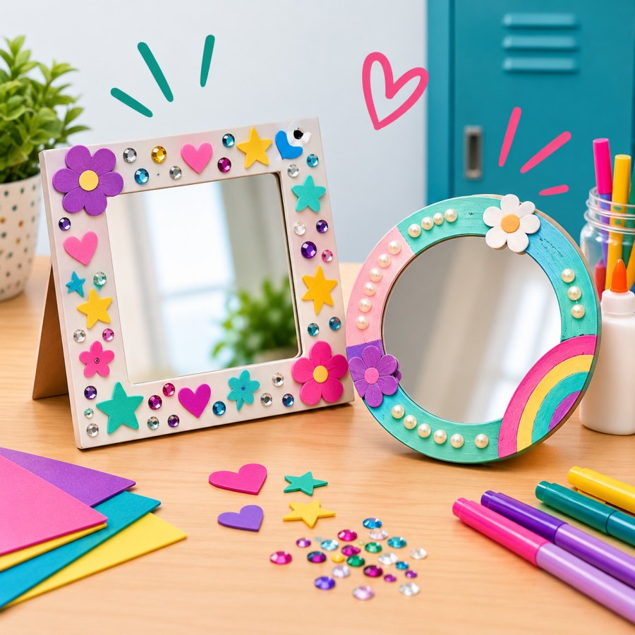 Creative Connections: Mirror Decorating