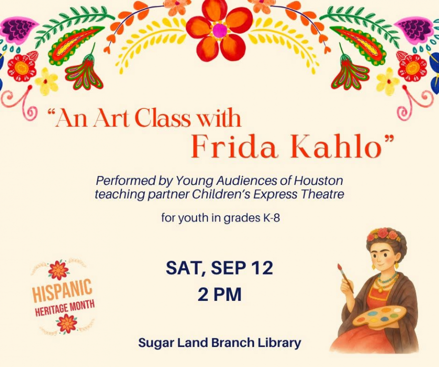 Youth Hispanic Heritage Program: An Art Class with Frida Kahlo!
