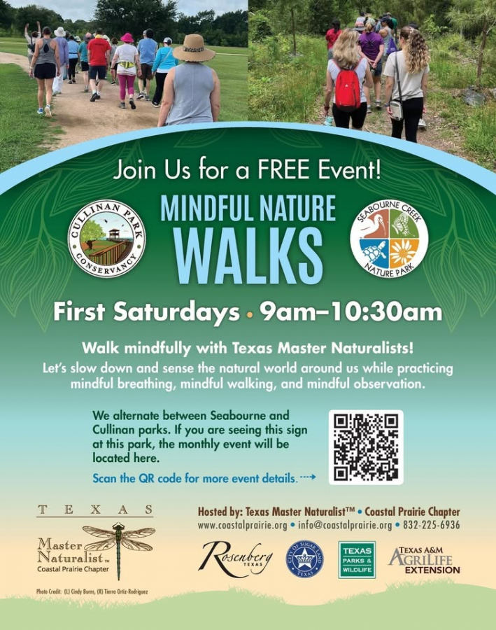 Free Mindful Nature Walk October 3rd at Cullinan Park