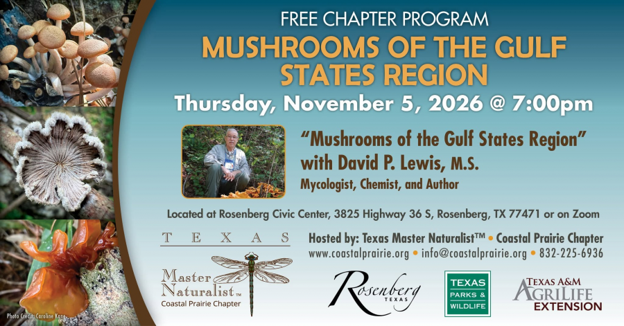 Free Chapter Program: Mushrooms of the Gulf States Region