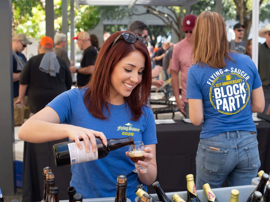 Flying Saucer 15th Anniversary Block Party