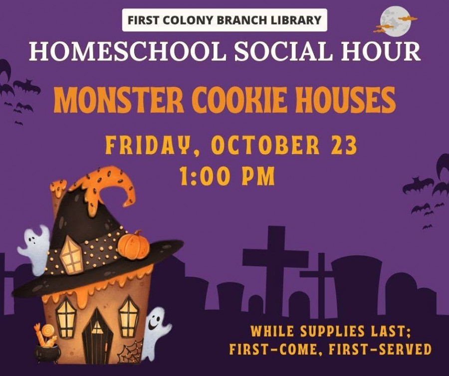 Homeschool Social Hour: Monster Cookie Houses