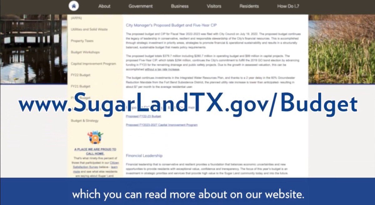 Sugar Land puts 99 million towards capital improvements in prop